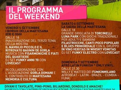 Primo weekend di settembre in Cascina