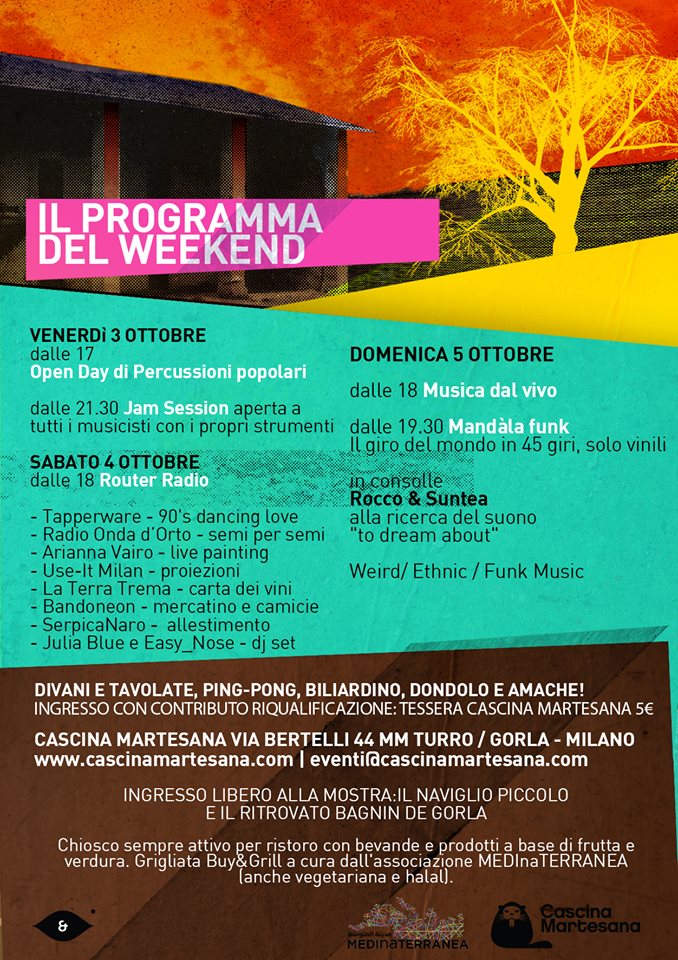 Il primo weekend di ottobre in Cascina